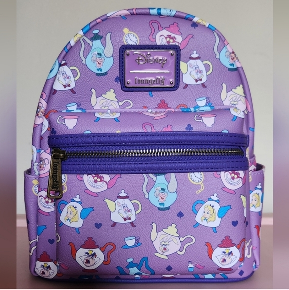 BNWT Alice in Wonderland Loungefly Backpack - Picture 1 of 3